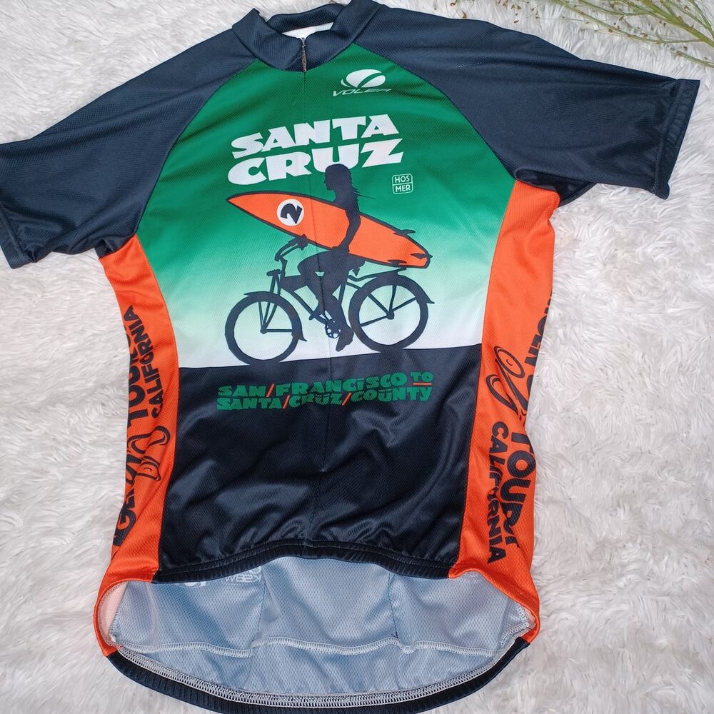Amgen Tour of California 2012 Cycling Jersey Voler Men's Size M with Pouch